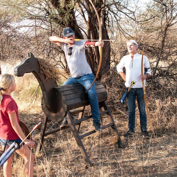 Archer's Land Archery trail close to Windhoek